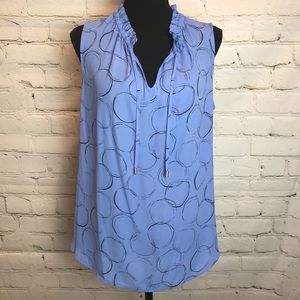 Apt 9 Ruffle Collar and Tie Neck Blouse